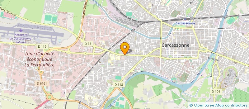 localisation de l'entreprise MONSIEUR LAMINE CHATRI  CARCASSONNE