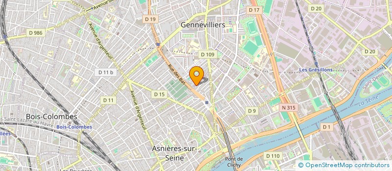 localisation de l'entreprise MONSIEUR LAMINE CHERIF à ASNIERES-SUR-SEINE