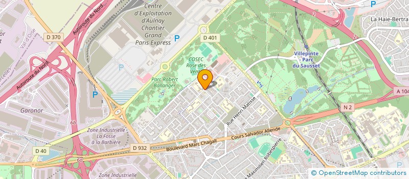localisation de l'entreprise MONSIEUR LAMINE COULIBALY à AULNAY-SOUS-BOIS