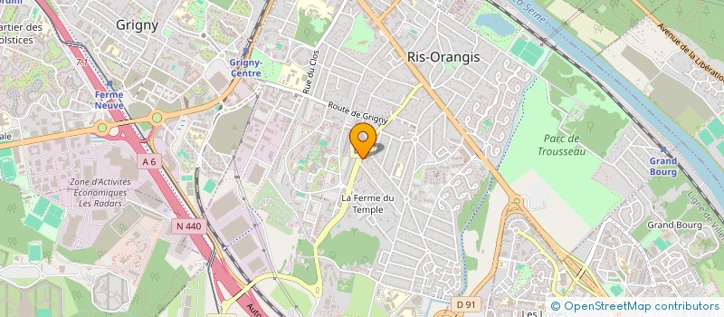 localisation de l'entreprise MONSIEUR LAMINE COULIBALY  RIS-ORANGIS