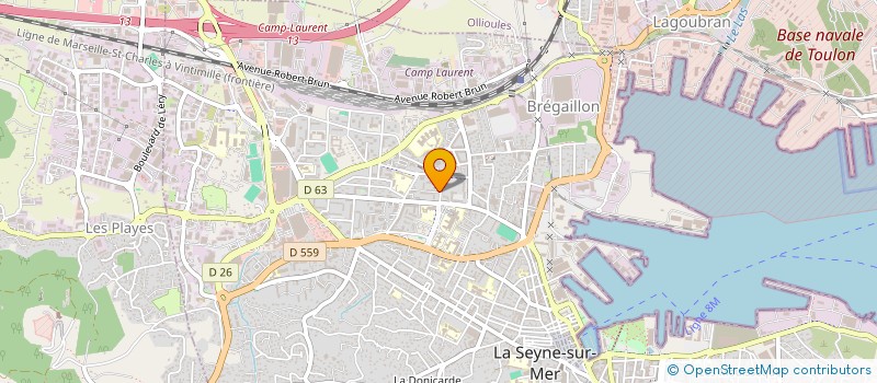 localisation de l'entreprise MONSIEUR LAMINE DASYLVA  LA SEYNE-SUR-MER