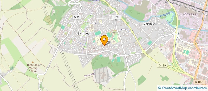 localisation de l'entreprise MONSIEUR LAMINE DIAKITE  BEAUVAIS