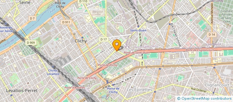 localisation de l'entreprise MONSIEUR LAMINE DIALLO à CLICHY