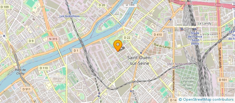 localisation de l'entreprise MONSIEUR LAMINE DIAWARA à SAINT-OUEN-SUR-SEINE
