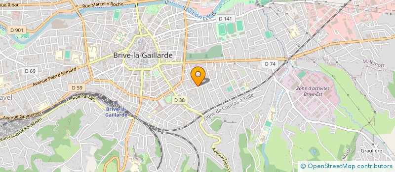 localisation de l'entreprise MONSIEUR LAMINE DRAME  BRIVE-LA-GAILLARDE