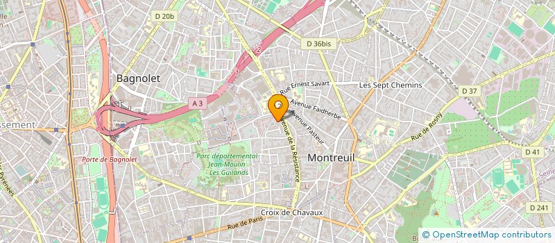 localisation de l'entreprise MONSIEUR LAMINE DRAME à MONTREUIL