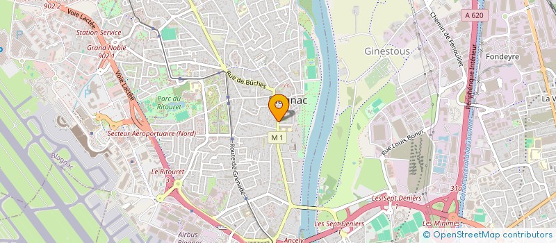 localisation de l'entreprise MONSIEUR LAMINE FAYE  BLAGNAC