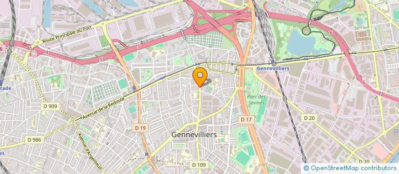 localisation de l'entreprise MONSIEUR LAMINE FETHALLAH à GENNEVILLIERS