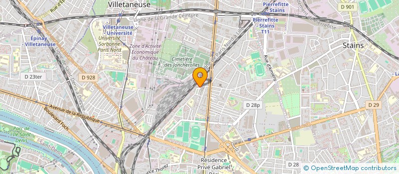 localisation de l'entreprise MONSIEUR LAMINE FOFANA à SAINT-DENIS