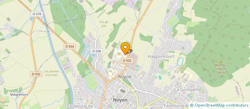 localisation de l'entreprise MONSIEUR LAMINE FOFANA  NOYON