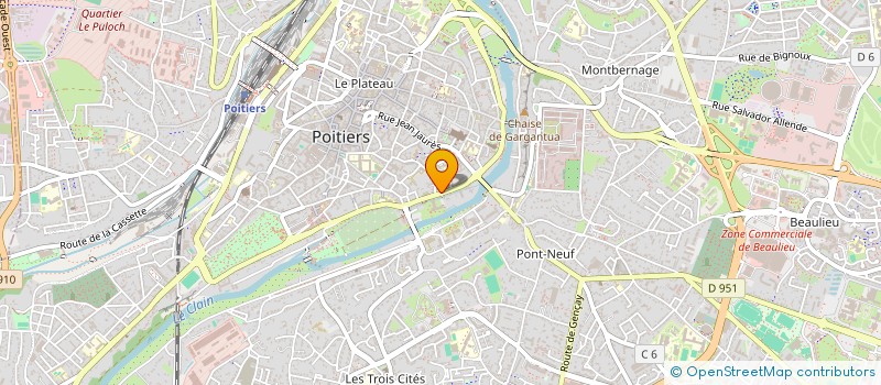 localisation de l'entreprise MONSIEUR LAMINE FOFANA  POITIERS