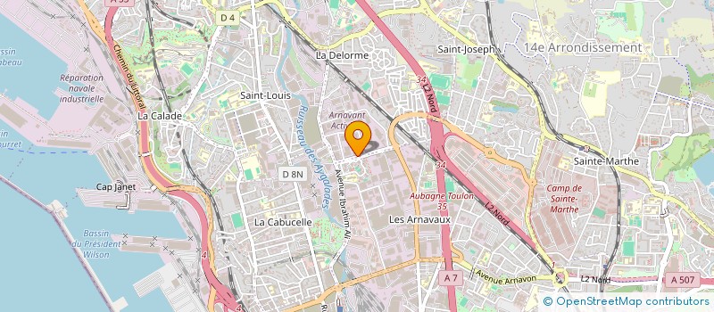 localisation de l'entreprise MONSIEUR LAMINE GHEMARI à MARSEILLE