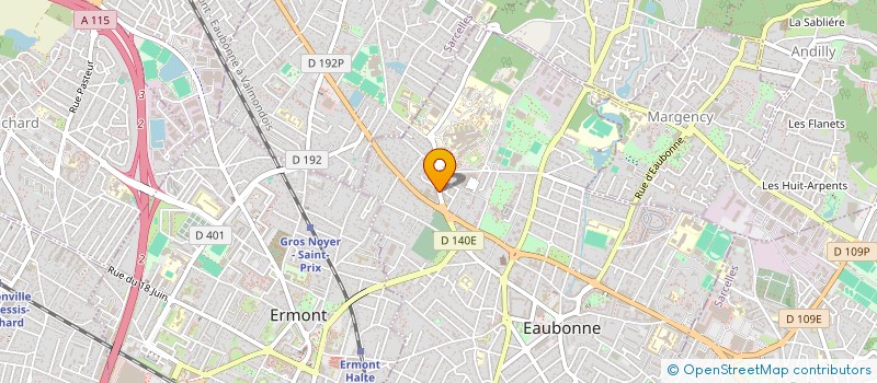 localisation de l'entreprise MONSIEUR LAMINE HAOUA à EAUBONNE