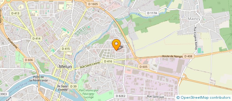 localisation de l'entreprise MONSIEUR LAMINE HOUAMED à MELUN