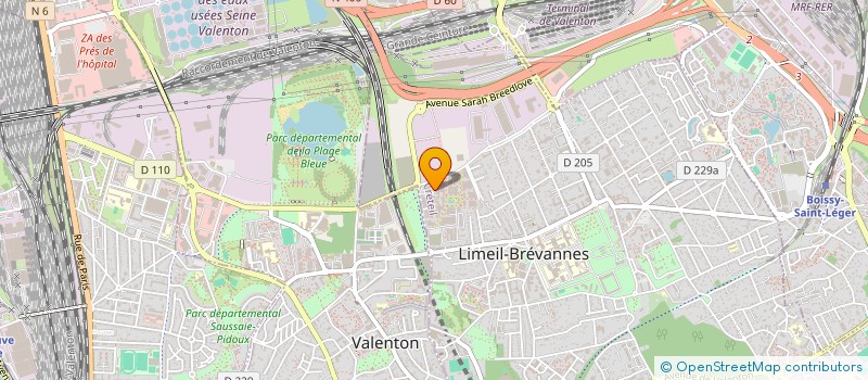 localisation de l'entreprise MONSIEUR LAMINE KACHER  LIMEIL-BREVANNES