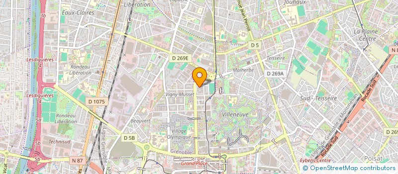 localisation de l'entreprise MONSIEUR LAMINE KEITA  GRENOBLE