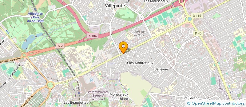 localisation de l'entreprise MONSIEUR LAMINE KHEN à VILLEPINTE