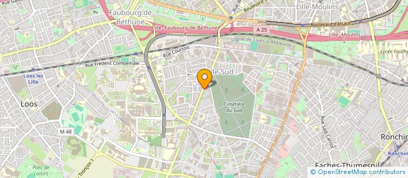 localisation de l'entreprise MONSIEUR LAMINE LAGSAIAR à LILLE