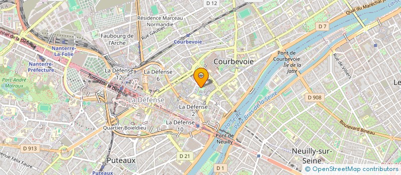 localisation de l'entreprise MONSIEUR LAMINE MOUHAMADOU THIAM à COURBEVOIE