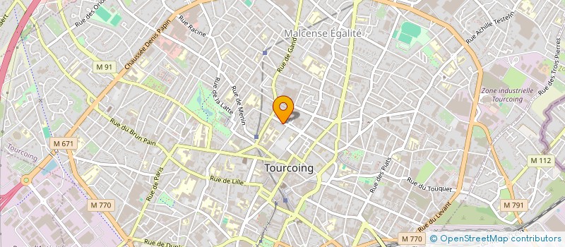 localisation de l'entreprise MONSIEUR LAMINE N'DIAYE  TOURCOING