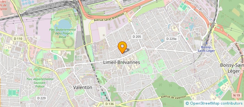 localisation de l'entreprise MONSIEUR LAMINE NAIT HAMOUD  LIMEIL-BREVANNES