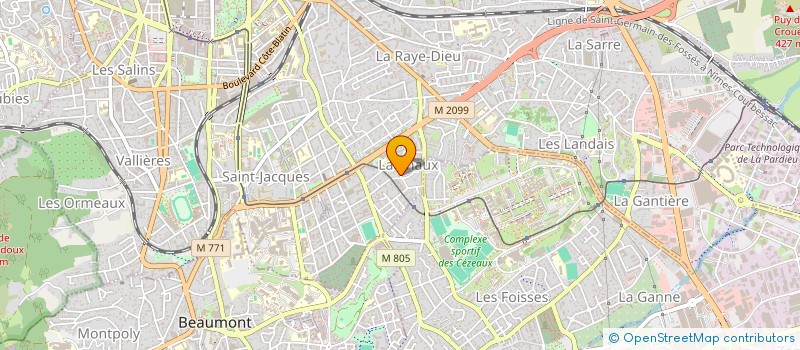 localisation de l'entreprise MONSIEUR LAMINE NIANG  CLERMONT-FERRAND