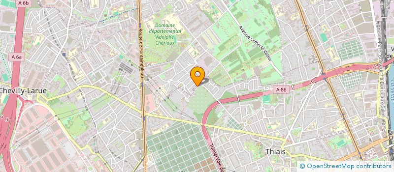 localisation de l'entreprise MONSIEUR LAMINE OUATTARA  THIAIS