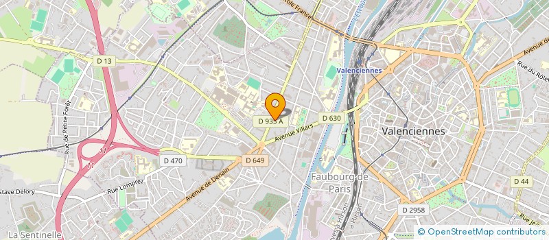 localisation de l'entreprise MONSIEUR LAMINE SAAD à VALENCIENNES