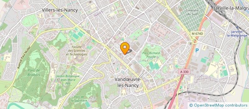 localisation de l'entreprise MONSIEUR LAMINE SALHI  VANDUVRE-LES-NANCY