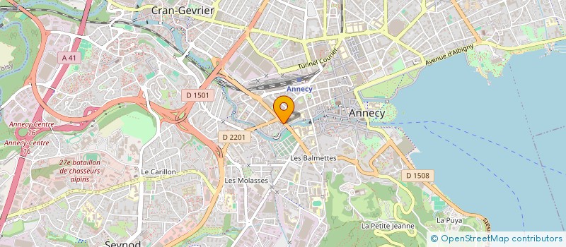 localisation de l'entreprise MONSIEUR LAMINE SOW  ANNECY