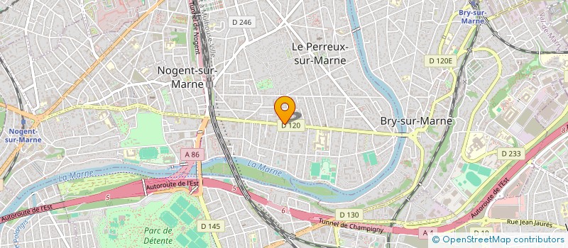 localisation de l'entreprise MONSIEUR LAMINE SYLLA à LE PERREUX-SUR-MARNE