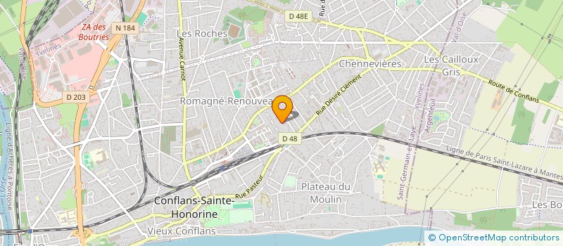 localisation de l'entreprise MONSIEUR LAMINE TALL  CONFLANS-SAINTE-HONORINE