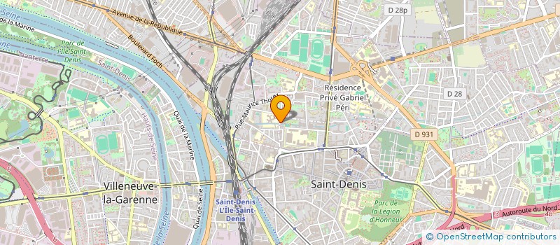 localisation de l'entreprise MONSIEUR LAMINE TANGARA à SAINT-DENIS
