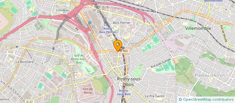localisation de l'entreprise MONSIEUR LAMINE TEMINE à ROSNY-SOUS-BOIS