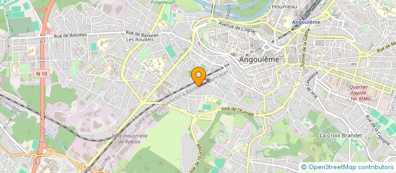 localisation de l'entreprise MONSIEUR LAMINE THIAO à ANGOULEME