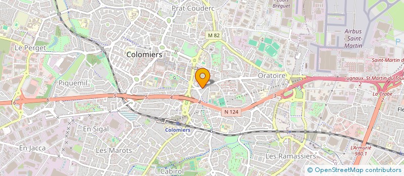 localisation de l'entreprise MONSIEUR LAMINE TOURE à COLOMIERS