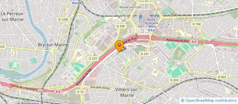 localisation de l'entreprise MONSIEUR LAMINE TRAORE  VILLIERS-SUR-MARNE