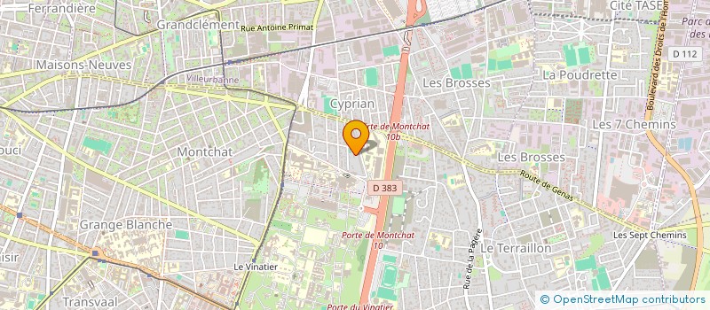 localisation de l'entreprise MONSIEUR LAMJED ASSADI  BRON