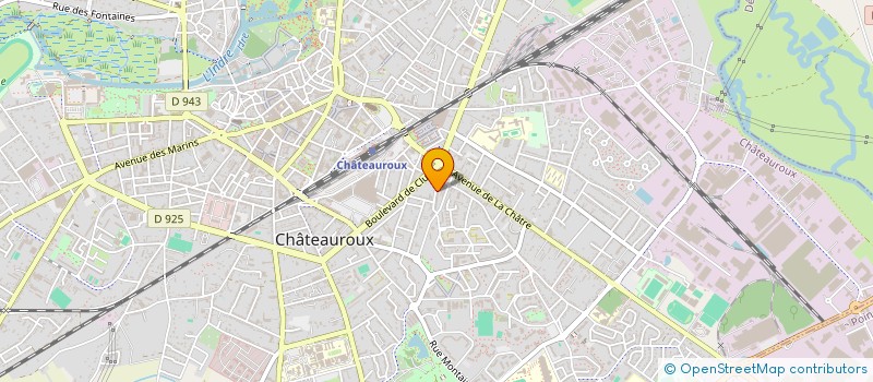 localisation de l'entreprise MONSIEUR LAMJED BEN CHARRADA à CHATEAUROUX