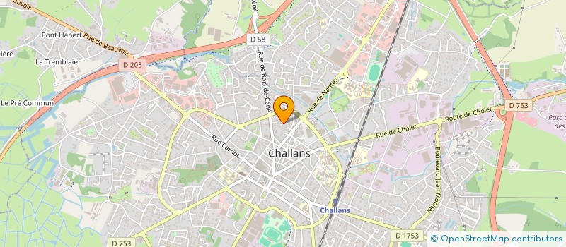 localisation de l'entreprise MONSIEUR LAMJED BEN KRAIEM à CHALLANS