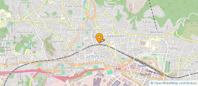 localisation de l'entreprise MONSIEUR LAMJED GHAMMOURI  TOULON