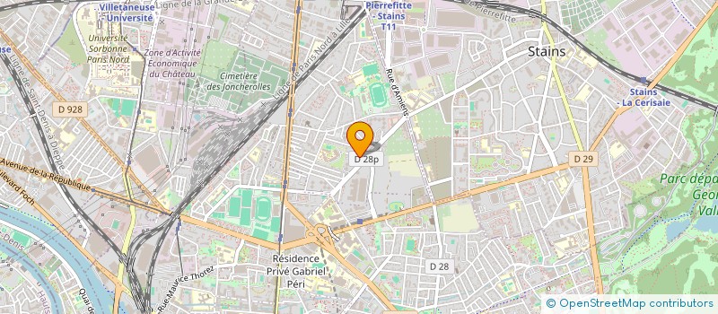 localisation de l'entreprise MONSIEUR LAMJED ZAIBI à PIERREFITTE-SUR-SEINE
