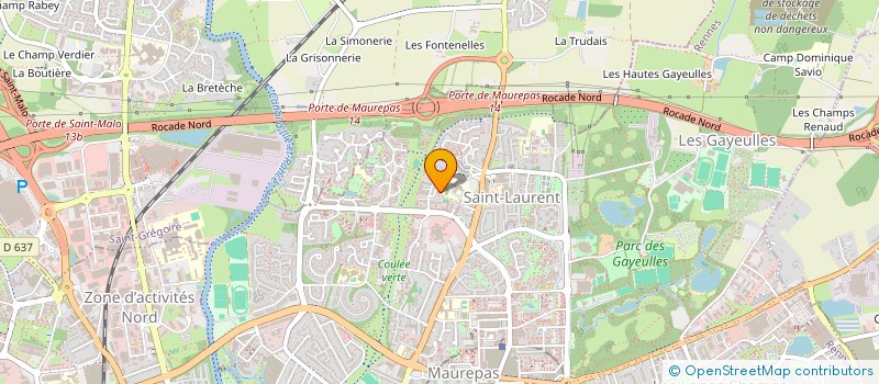 localisation de l'entreprise MONSIEUR LAMKADEM LAMKADEM BOUKABOUS  RENNES