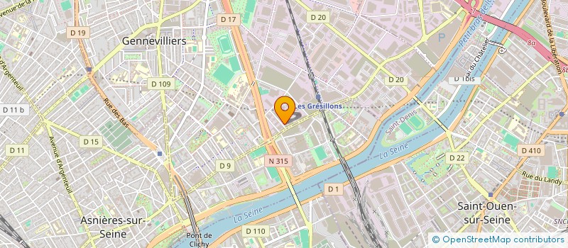 localisation de l'entreprise MONSIEUR LAMRANI BRADCHA à GENNEVILLIERS