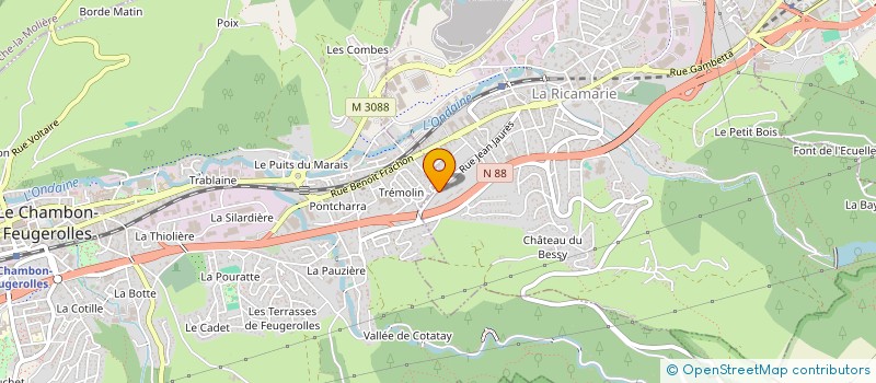 localisation de l'entreprise MONSIEUR LAMRI MERABET  LA RICAMARIE