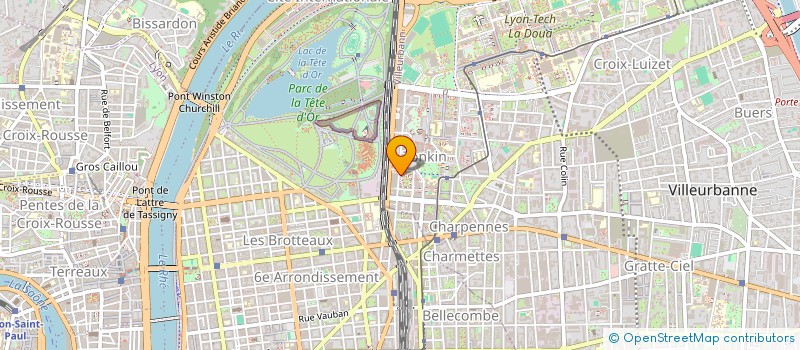 localisation de l'entreprise MONSIEUR LAN VU  VILLEURBANNE