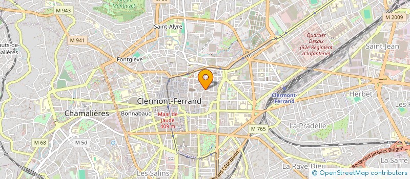 localisation de l'entreprise MONSIEUR LANA ANFLOUS  CLERMONT-FERRAND