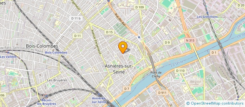 localisation de l'entreprise MONSIEUR LANCELOT CASSEPIERRE à ASNIERES-SUR-SEINE