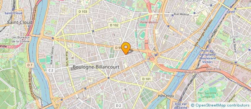 localisation de l'entreprise MONSIEUR LANCELOT DADVISARD à BOULOGNE-BILLANCOURT