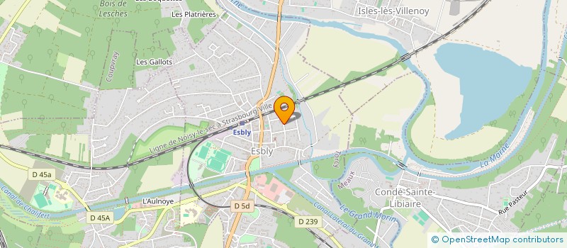localisation de l'entreprise MONSIEUR LANCELOT EBRARD à ESBLY